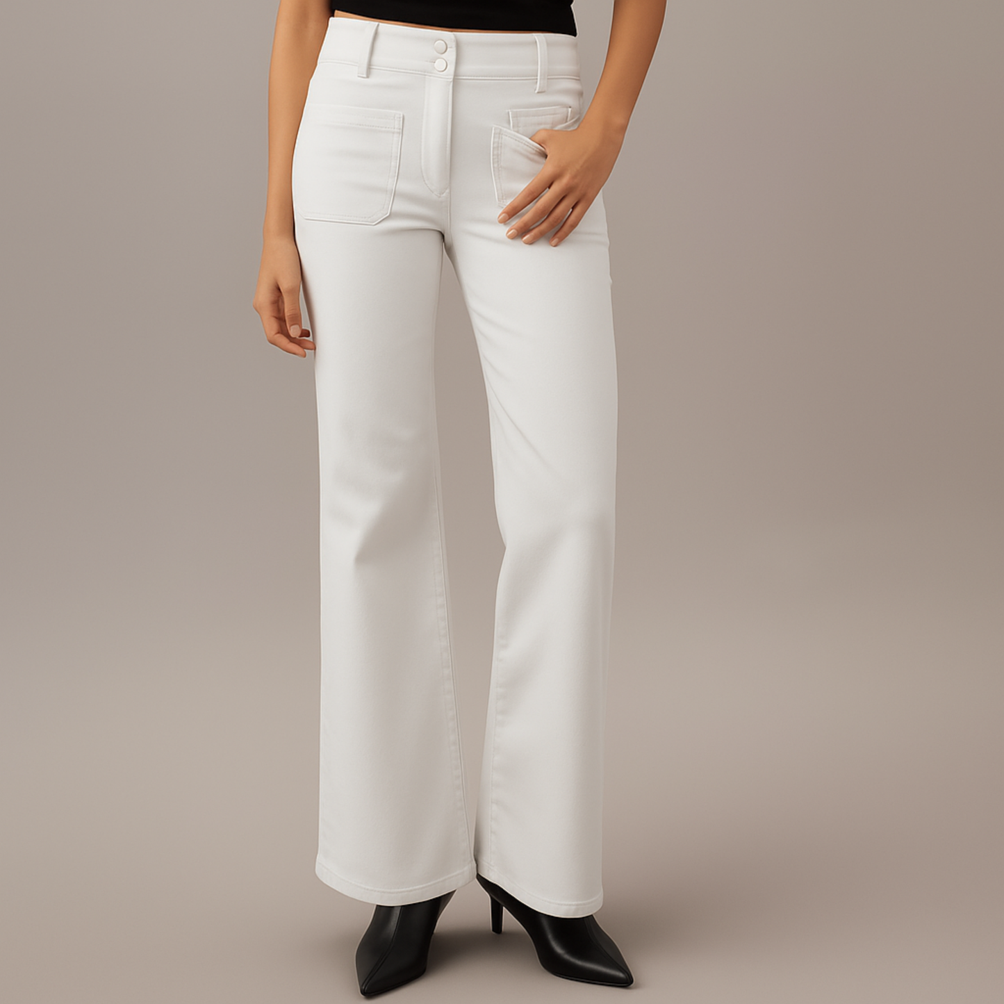 Wild Dots Flared Pants | Trendy Printed Women’s Bottoms