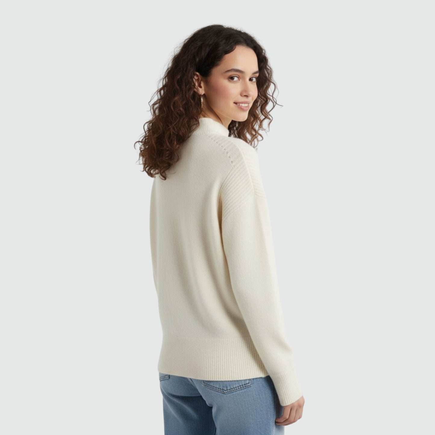 The Mock Neck Sweater