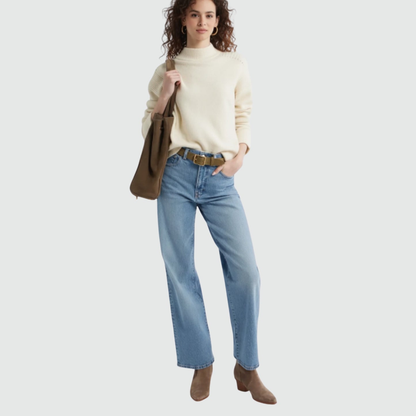 The Mock Neck Sweater