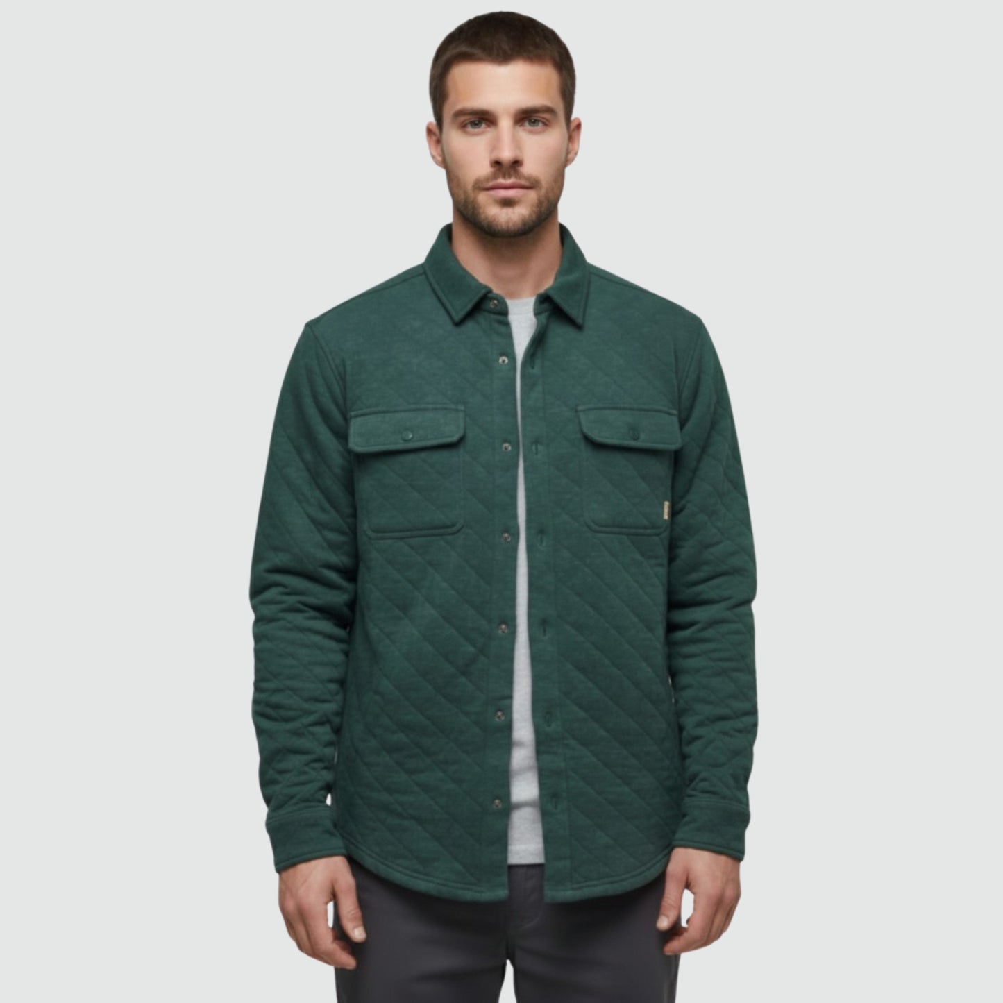 Quilted Colville Overshirt | Premium Streetwear Jacket