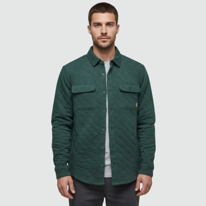 Quilted Colville Overshirt | Premium Streetwear Jacket