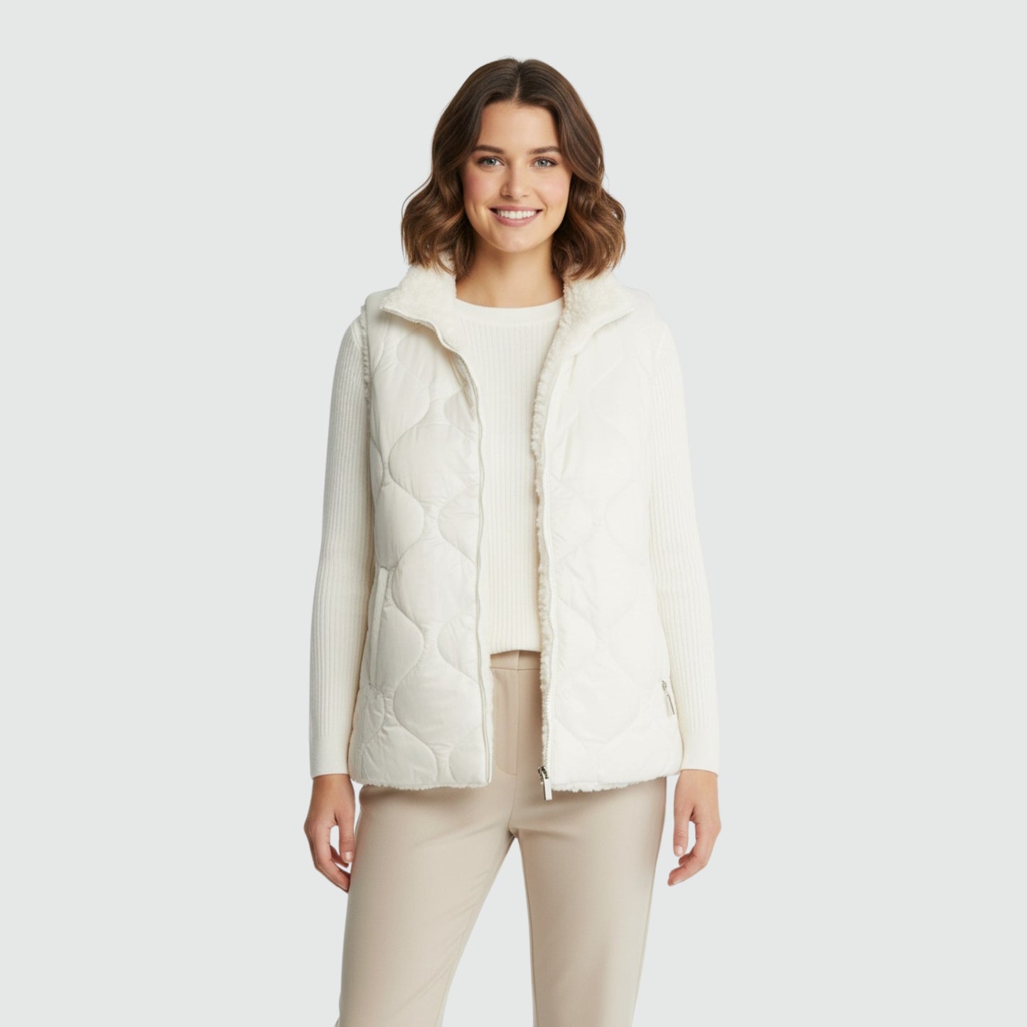 Faux Shearling Reversible Vest