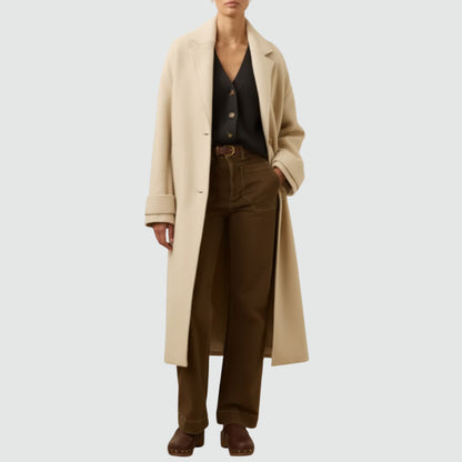 Wool blend Long Coat