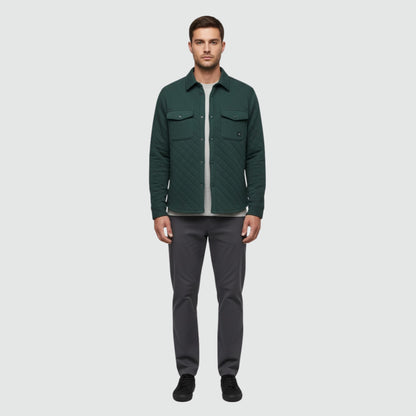 Quilted Colville Overshirt | Premium Streetwear Jacket