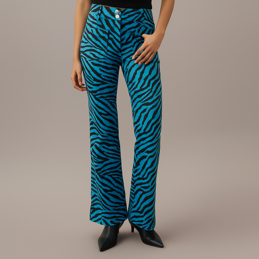 Wild Dots Flared Pants | Trendy Printed Women’s Bottoms